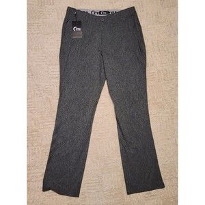 Zyia Active Dark Gray Clubhouse Trainer Pants Golf Size 32x30 Small S NWT